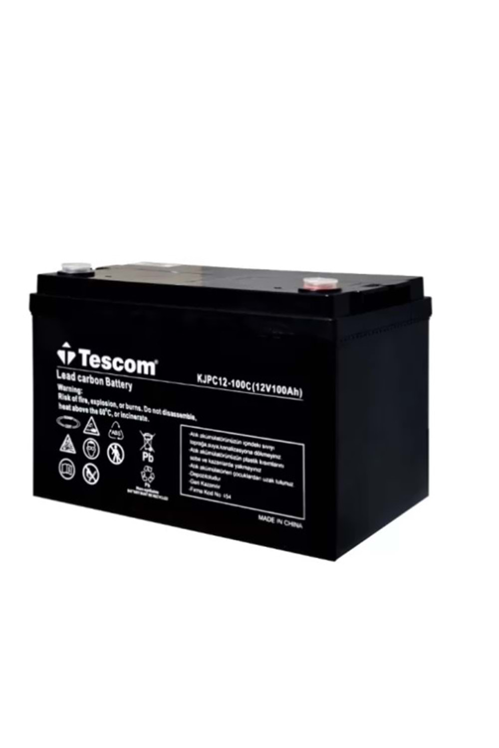 TESCOM COMBATT CBL 12-100(GEL) 12W 100AH AKÜ