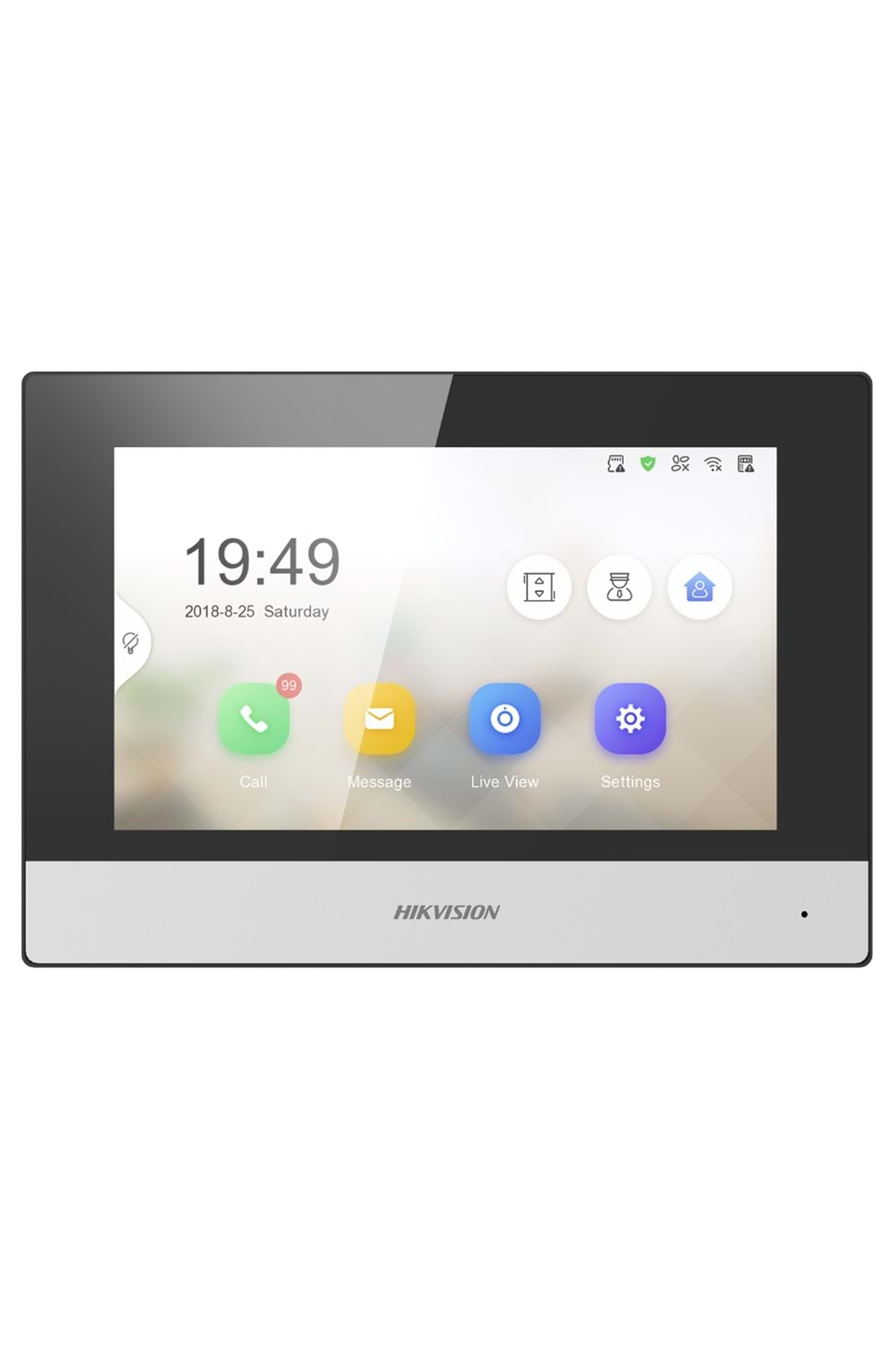HIKVISION DS-KH6320-WTE1 KH6 Serisi IP Tabanlı Ekranlı İç Mekan İstasyonu