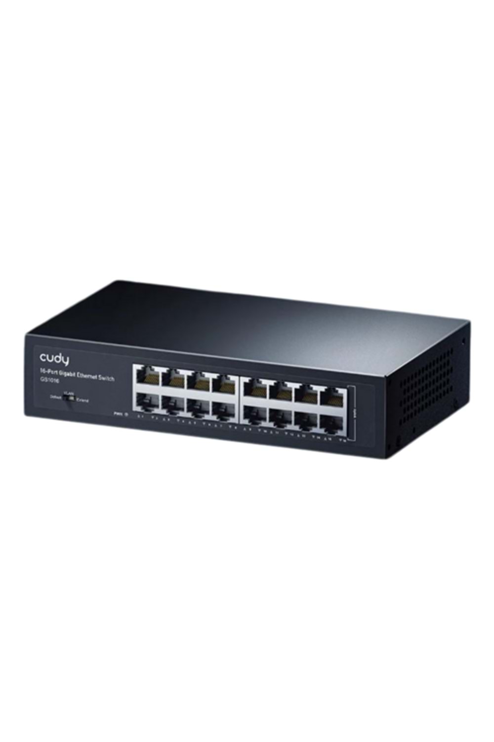 CUDY GS1016 16 PORT 10-100-1000 YÖNETİLEMEZ RACK MOUNT METAL KASA SWİTCH
