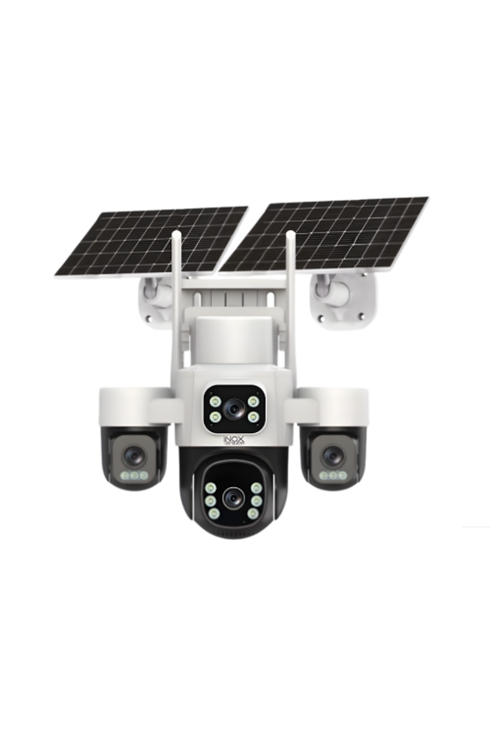 INOX-X24 4 LENS AOV 4G SOLAR 3 KAMERASI 355 DERECE HAREKETLİ COLORFULL 2+2+2+2 MP