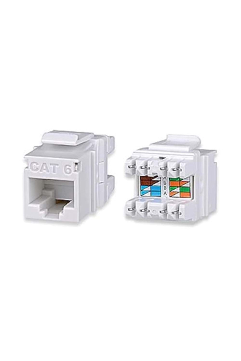 LEOKJ-UC6-18044 CAT6 UTP KEYSTONE JACK 180 DERECE
