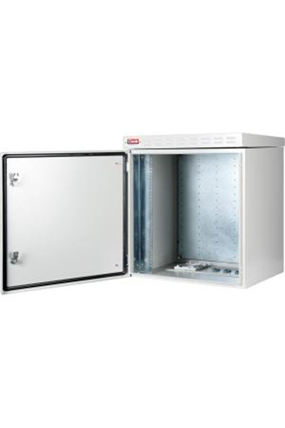 LANDE LN-ESOIP5512U6045-LG MONTAJLI 12U 19 INCH W600MM D450MM (2 FAN UYUMLU)PROLINE500-O SAFEBOX OUTDOOR SERISI IP55 KABINET(BEYAZ) (ON TEK ACILIM METAL/A)