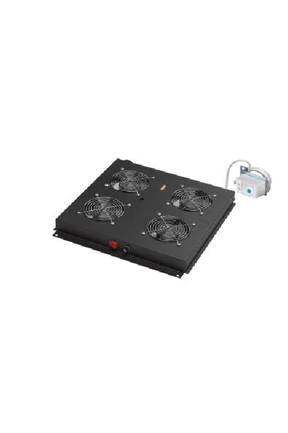 LANDE LN-FAN-THM-4FFS-BL MONTAJLI 4 GIRISLI FAN MODULU,TERMOSTAT SWITCH LI, FS SERISI ICIN (SIYAH)