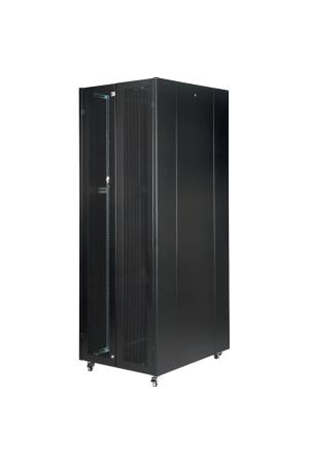 LANDE LN-HL42U6080-BL-B KS-FS / 9473 -MONTAJLI 42U W600MM X D8000MM PROLINE400 DIKILI TIP SERISI KABINET (SIYAH) (ON TEK ACILIM CAM/B-TURKIYE PAKET/TEKERLEKSIZ)