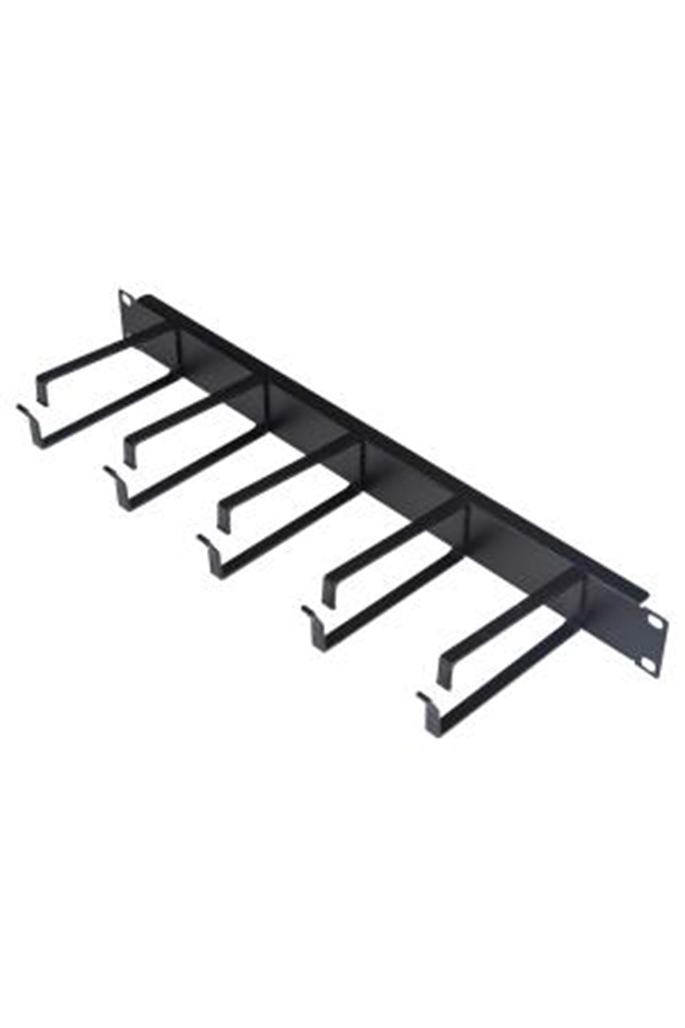 LANDE LN-KDG-YKD-1UKN-BL 1U 19 INCH ORGANIZER, 5 ALUMINYUM KANCALI(SIYAH)