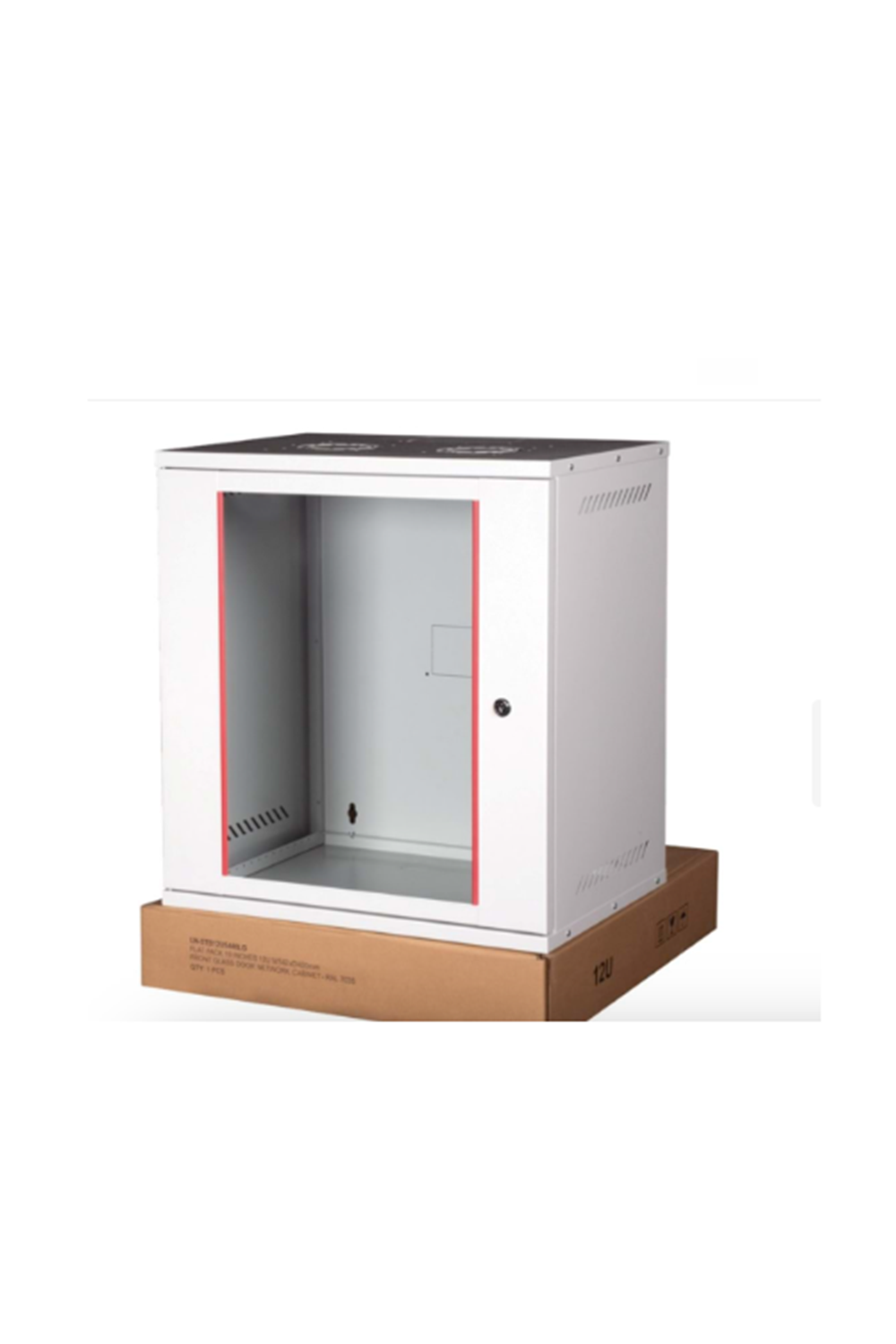 LANDE LN-STB12U5440LG DEMONTE 19 INCH 12U W540XD400 MM KABINET (RAL 7035)(ONTEK CAM KAPAK)