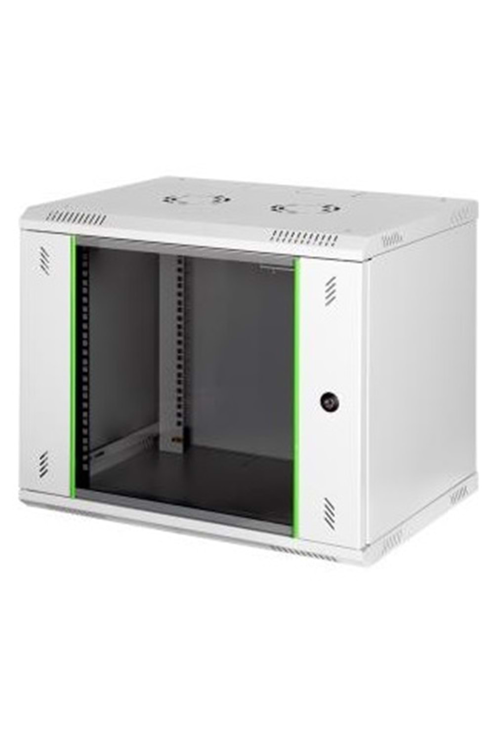 LANDE LN-WB-09U6045-LG-F DEMONTE 9U 19INCH PROLINEB YENI SERI DUVAR TIPI KABINETW600XD450MM RAL 7035 A.GRI CAMLI ON KAPAKLI-WBS-2ADET19INCH CİHAZ DIKME ONDE