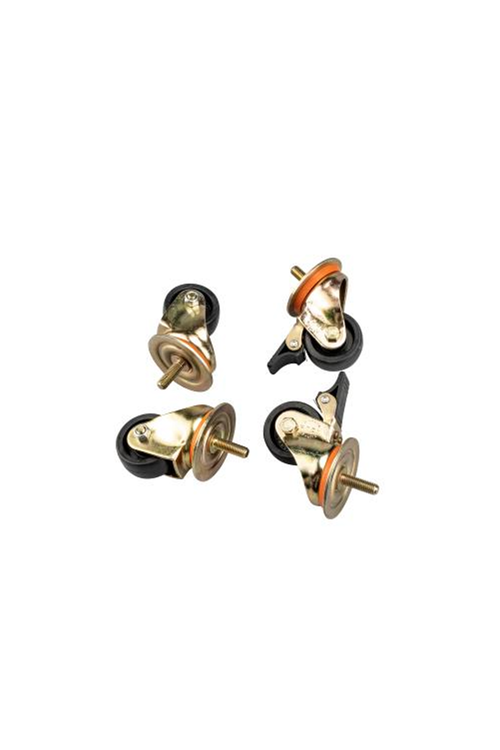 LANDE LN-ZMN-TKR-5525-01 ON MONTAJLI OF TEKERLEK SETI 150 KG/TKR - 1 SET:4 ADET / 2 FRENLI / 2 FRENSIZ (PLASTIK