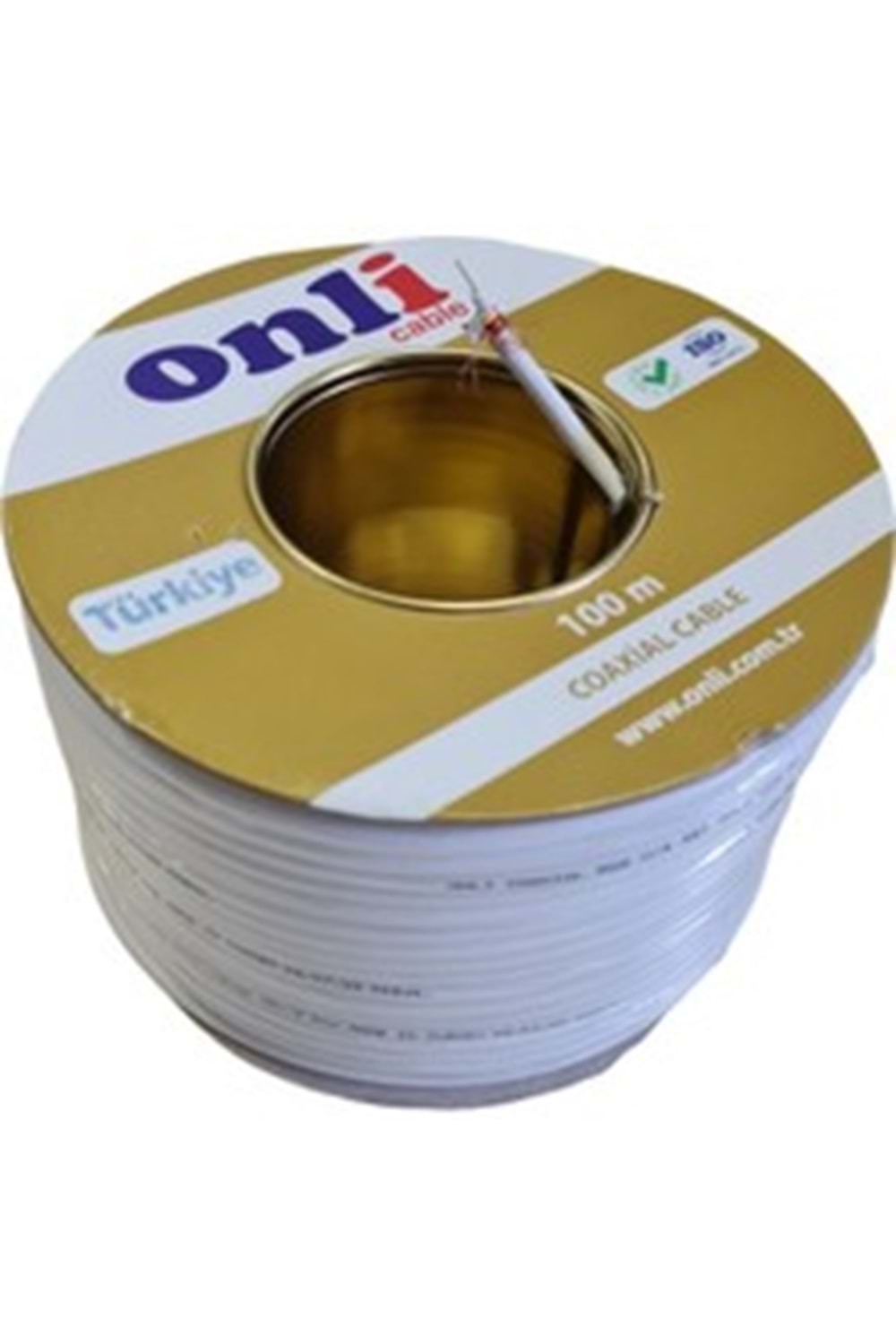 ONLİ CABLE ON-6403 RG6/U6 64 TEL 1.02 (CCS/AL) KOAKSİYEL ANTEN KABLOSU 100MT
