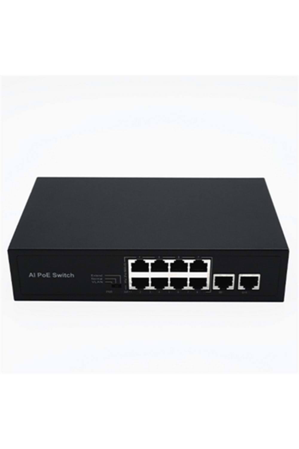 PS10M-82EEM 8 PORT POE + 2 UPLİNK ETHERNETSWİTCH 96W POE ÇIKIŞ GÜCÜ