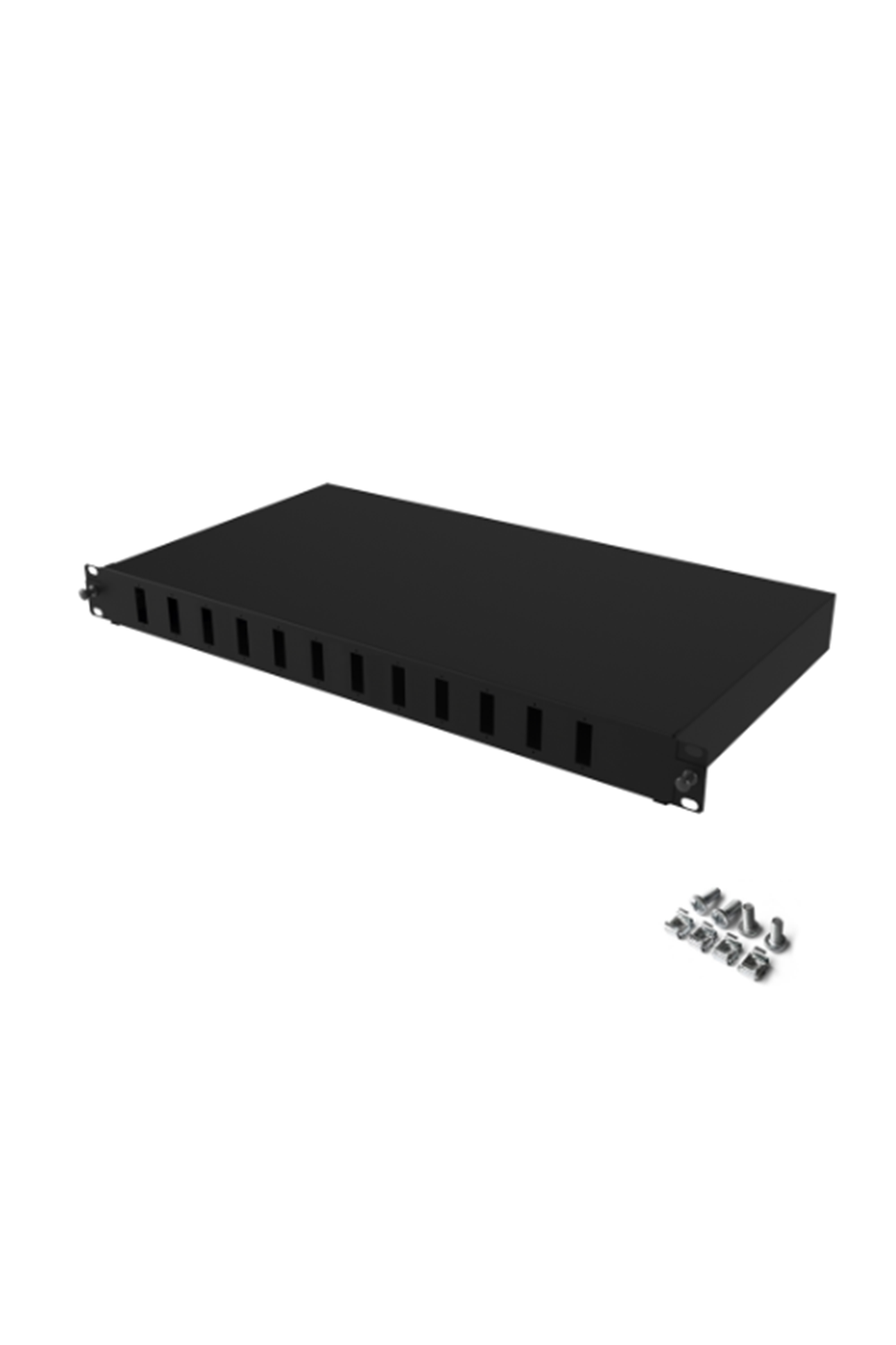 1U 19İNÇ SC-12 PORT SCD FİBER OPTİK RACK TİPİ HAREKETLİ DUPLEX RACKBOX PATCH PANEL