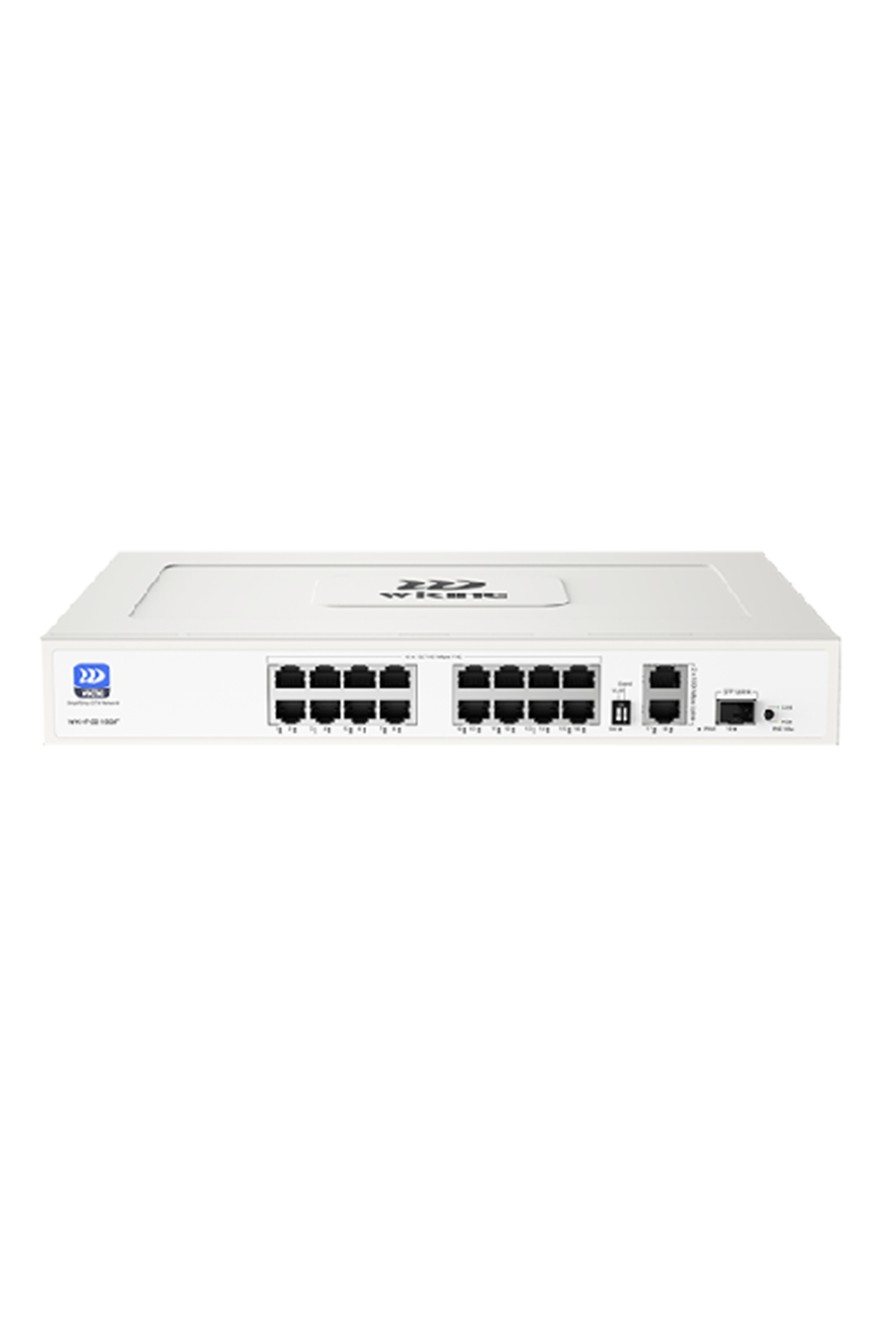Wİ-TEK WIKING WK-PS219GF 16 x 10/100Mbps PoE Ports, 2 x 10/100/1000Mbps + 1 x 1000Mbps SFP Port Uplink