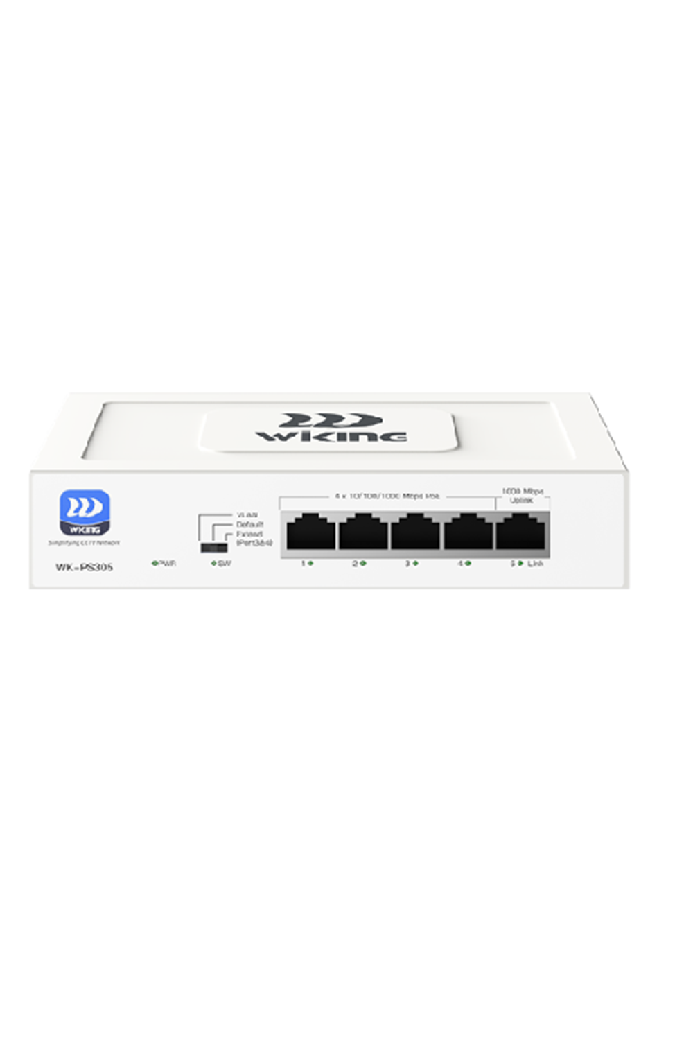 Wİ-TEK WIKING WK-PS305 4 Port Gigabit + 1 Port Gigabit Uplink POE Switch 4 Port Gigabit + 1 Port Gigabit Uplink POE Switch