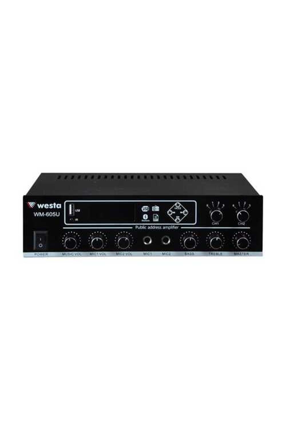 WESTA WM-605U 2 BÖLGELİ ANFİ 100 W