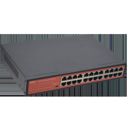 Wİ-TEK WI-SG124D V2 24 Port 100/1000M Gigabit Desktop-Rackmount Ethernet Switch