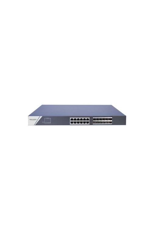 HIKVISION DS-3E0524TF(B) 24 PORTLU 12 × Gigabit RJ45 portu, 12 × Gigabit fiber optik portu Omurga Switch