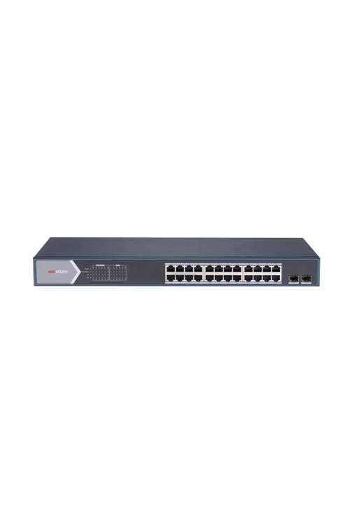 HIKVISION DS-3E1526P-SI 10/100/1000 24 GİGABİT PORTLU+2SFP 24 PORT POE SWİTCH 400W