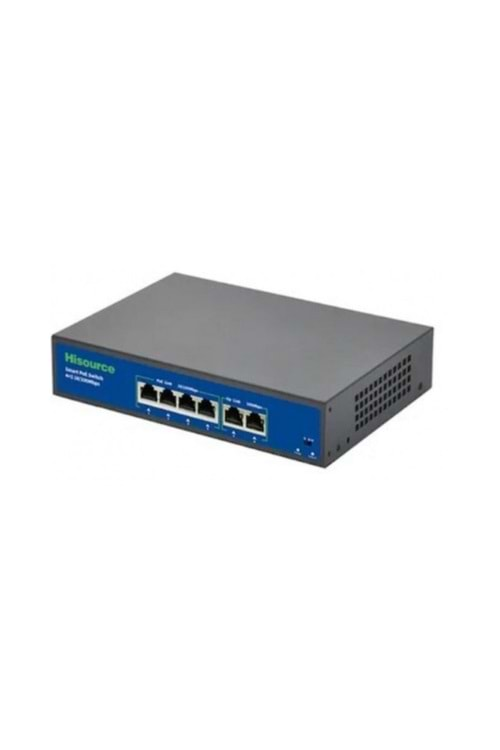 HİSOURCE Hİ-F0420FBL-A 4+2 POE SWİCH