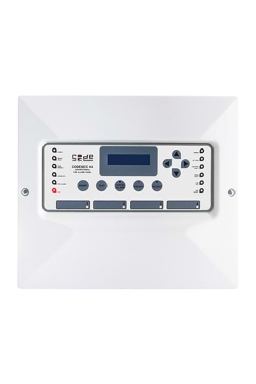 CODESEC K4 4 BÖLGELİ KONVENSİYONEL YANGIN PANELİ