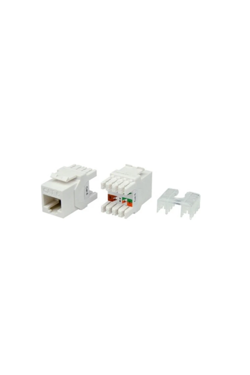 LEOKJ-UC6-18044 CAT6 UTP KEYSTONE JACK 180 DERECE