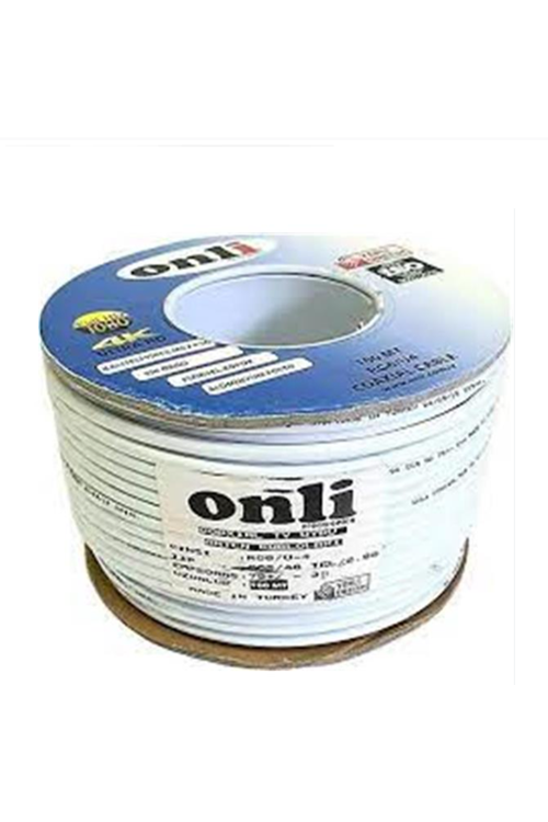 ONLİ CABLE ON-4803 RG6/U4 48 TEL (CCS/AL) KOAKSİYEL ANTEN KABLOSU 100MT