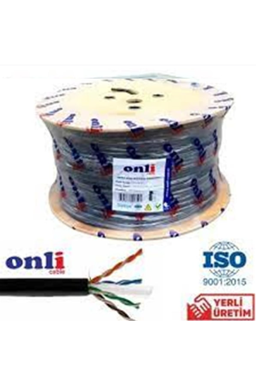 ONLİ CABLE ON-6006 CAT6(U-UTP) 23AWG PE 500MT OUTDOOR KABLO