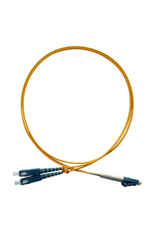 SC-UPC-LC-UPC SM 9-125 DX LSZH FİBER PATCH CORD KABLO 5MT