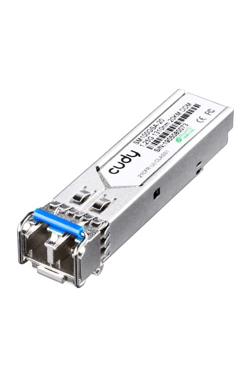 CUDY SM100GSA-20 Singlemode 1.25Gb-s Fiber SFP Modül