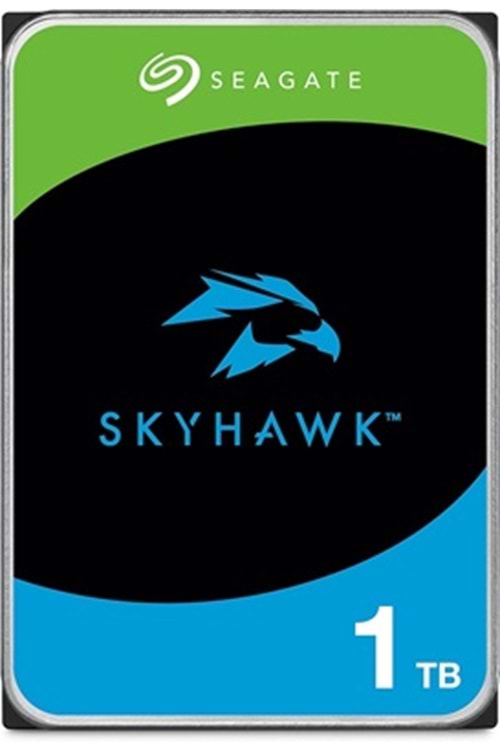 SEAGATE ST1000VX013 SKYHAWK 3.5 1TB 5400rpm 256mb SATA 7-24 Harddisk(3 YIL RESMI DIST GARANTILI)