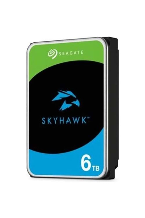 SEAGATE ST6000VX009 SKYHAWK 3.5 6TB 256mb SATA 7-24 Harddisk(3 YIL RESMI DIST GARANTILI)