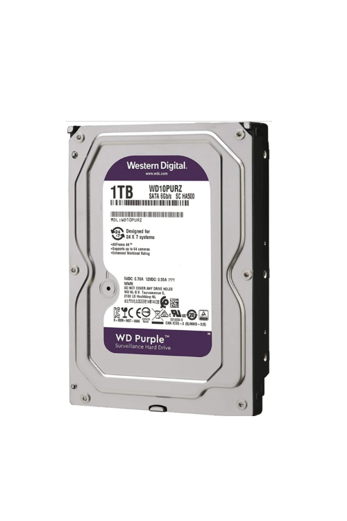 WESTERN DİGİTAL WD85PURZ 8TB WD 3.5 PURPLE SATA3 5640RPM 256MB 7/24 GUVENLIK (3 YIL RESMI DIST GARANTILI)