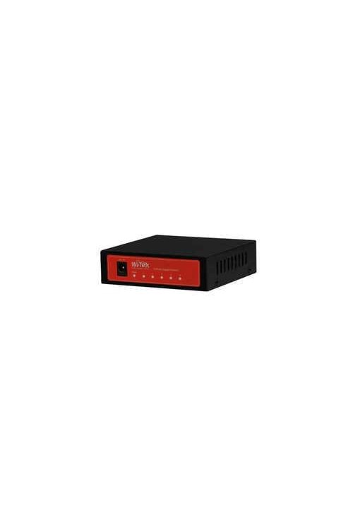 Wİ-TEK WI-SG105 v2 5GE Steel Case Desktop 100-1000 5 Port Gigabit Ethernet Switch