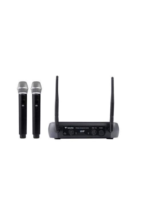 WESTA WM-102H 1 RECEİVER + 2 HANDHELD MİKROFON SETİ