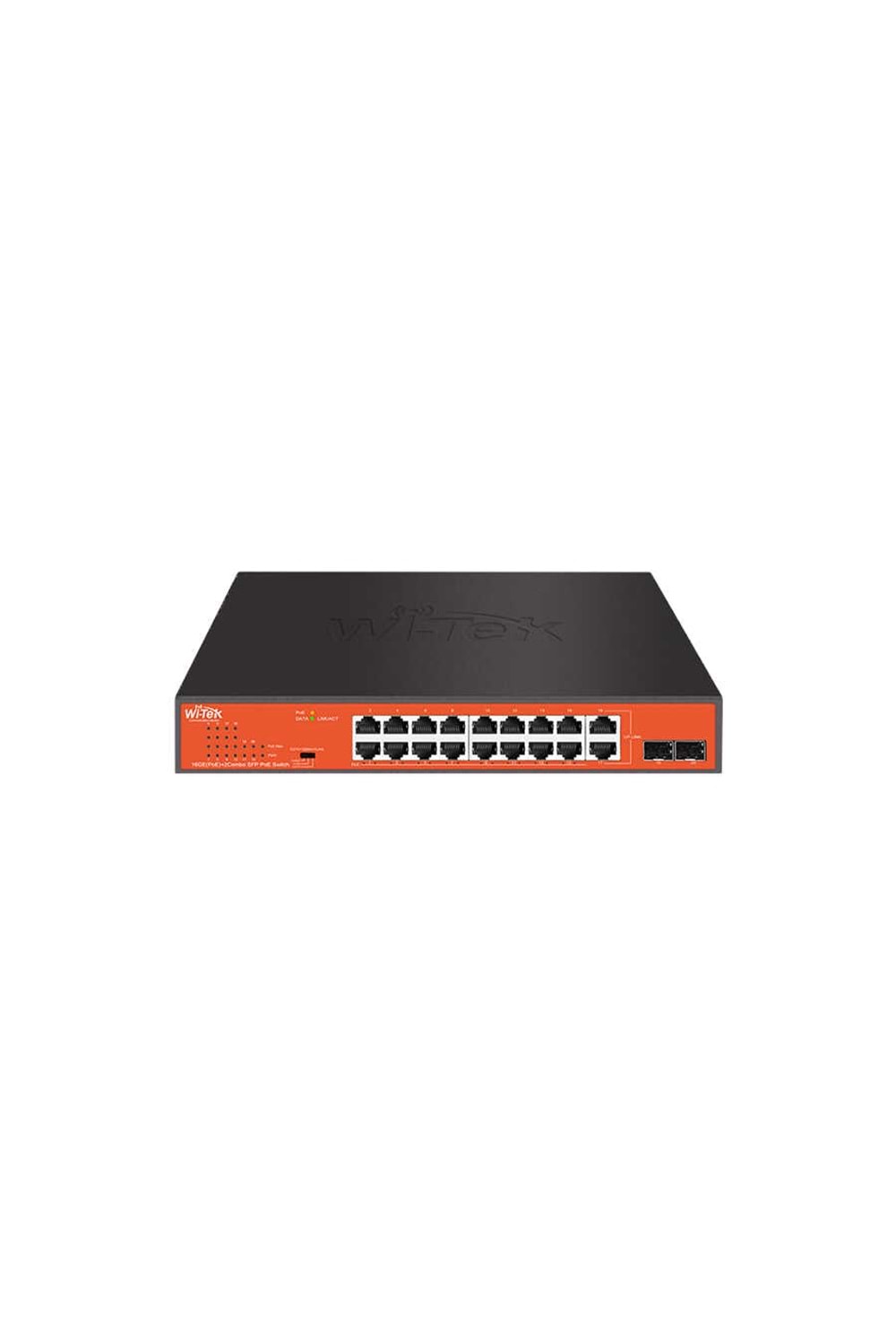 Wİ-TEK WI-PS318GFH 16GE PoE+2 Combo SFP 250M Poe Switch