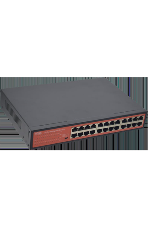 Wİ-TEK WI-SG124D V2 24 Port 100/1000M Gigabit Desktop-Rackmount Ethernet Switch