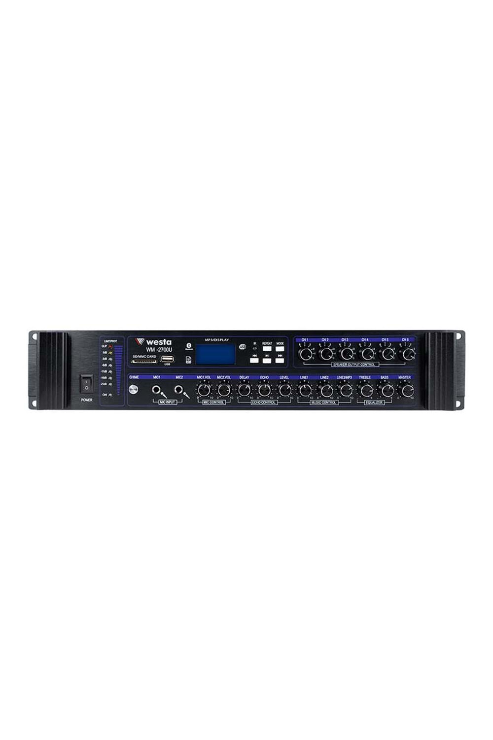 WESTA WM-2700U 6 Bölgeli 700W 100V Mikser Amfi